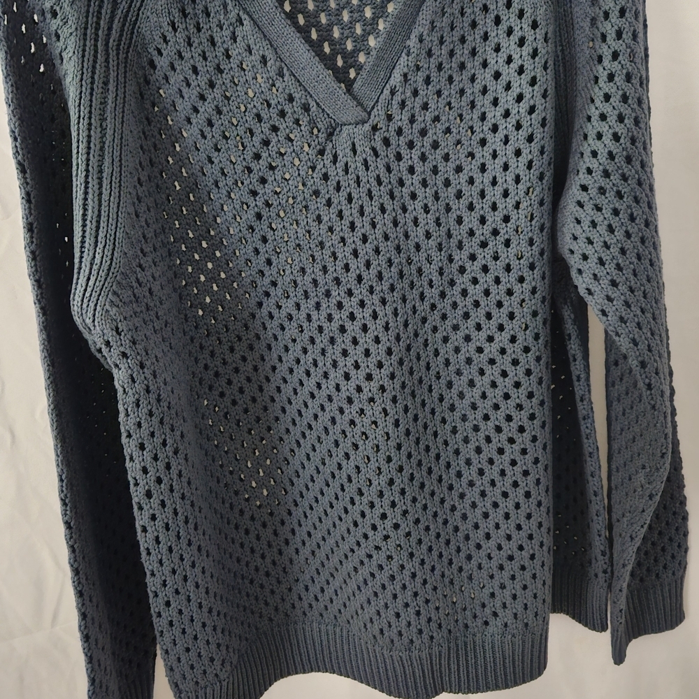 Navy Blue Knit Sweater